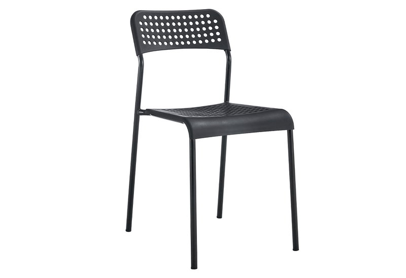 Καρέκλα Homefit Jolly New M48xΠ38.5xY76cm Μαύρη