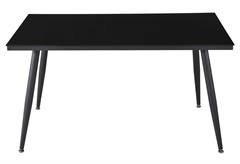 Τραπέζι Homefit Loki Μ140xΠ80x75cm Μαύρο
