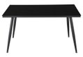 Τραπέζι Homefit Loki Μ140xΠ80x75cm Μαύρο
