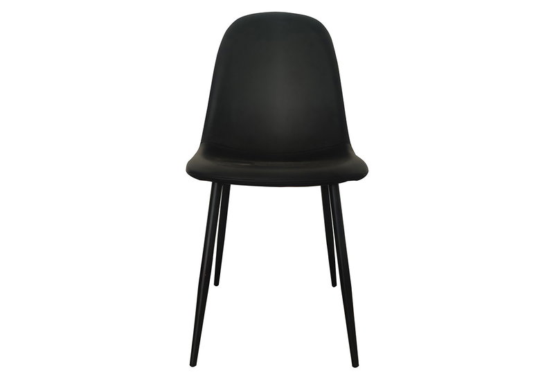 Καρέκλα Homefit Life New M56.5xΠ44xY88cm Μαύρη