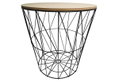 Βοηθητικό Τραπέζι Homefit Kumi Sonoma Φ40.8x41cm