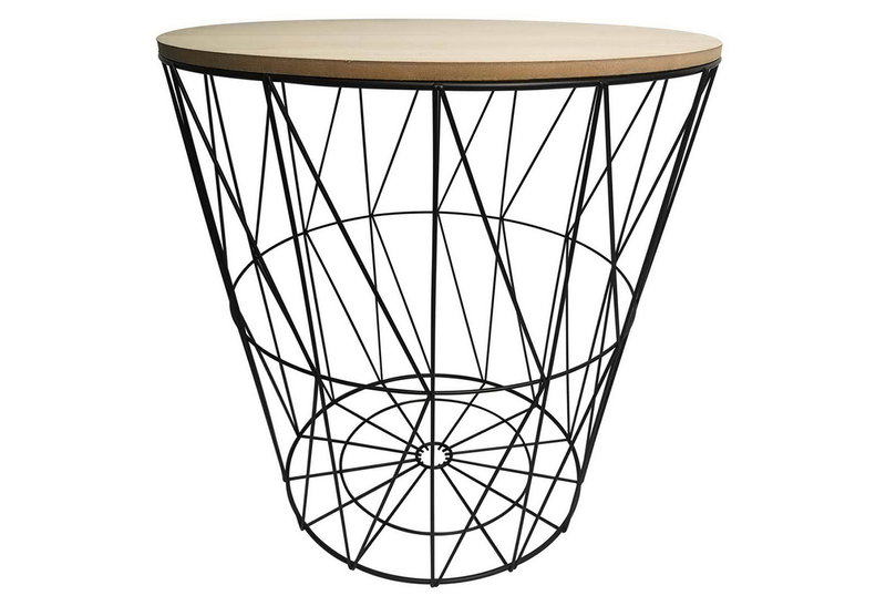 Βοηθητικό Τραπέζι Homefit Kumi Sonoma Φ40.8x41cm