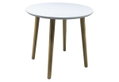 Βοηθητικό Τραπέζι Homefit Tres Λευκό Φ48x44.5cm