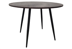 Τραπέζι Homefit Nora Φ105x76cm Καρυδί