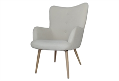 Πολυθρόνα Homefit Audrey M98xΠ61xY77cm Μπεζ
