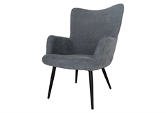 Πολυθρόνα Homefit Audrey M98xΠ61xY77cm Γκρι