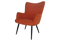 Πολυθρόνα Homefit Audrey M77xΠ61xY98cm Τερακότα