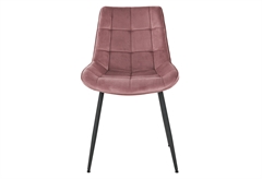 Καρέκλα Homefit Brooklyn M60xΠ54xY88cm Ροζ