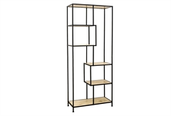Βιβλιοθήκη Homefit Plegma New Μ77xΠ33xΥ185cm Σονόμα
