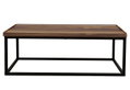 Τραπέζι Homefit Parker Καρύδι Μ100xΠ46xΥ36cm