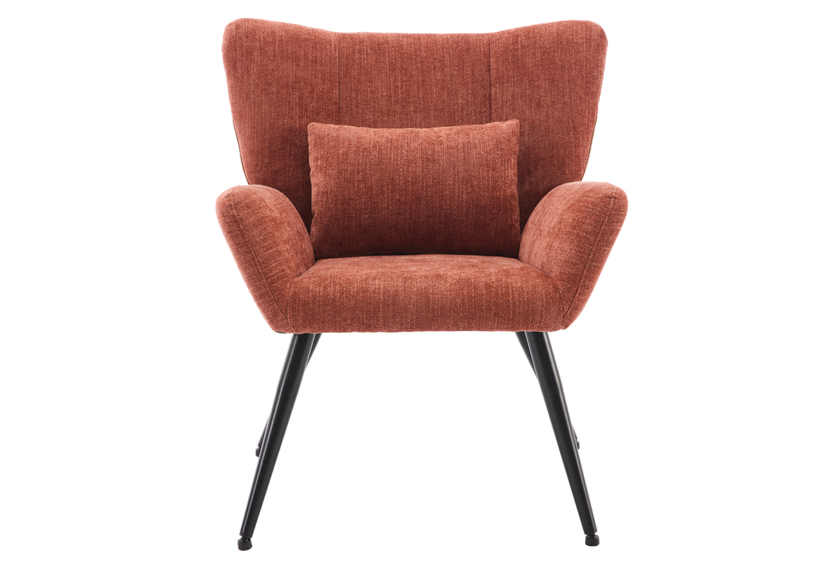 Πολυθρόνα Homefit Vida Μ86xΠ74.5xΥ75cm Τερακότα