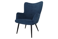 Πολυθρόνα Homefit Audrey M98xΠ61xY77cm Μπλε