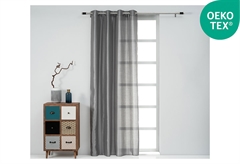 Κουρτίνα Easy Home Cello 260x140cm Γκρι με Τρουκς