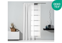 Κουρτίνα Easy Home Harmonica 270x140cm Λευκή με Τρέσα