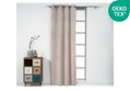 Κουρτίνα Easy Home Cornet 260x140cm Taupe με Τρουκς