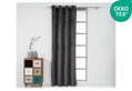 Κουρτίνα Easy Home Cornet 260x140cm Σκούρο Γκρι με Τρουκς