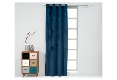 Κουρτίνα Easy Home Cornet 260x140cm Μπλε με Τρουκς