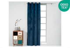 Κουρτίνα Easy Home Cornet 260x140cm Μπλε με Τρουκς