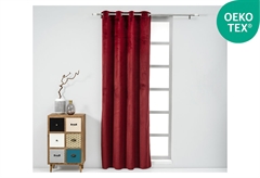 Κουρτίνα Easy Home Cornet 260x140cm Μπορντό με Τρουκς