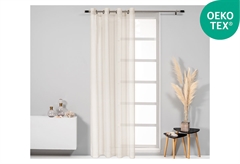 Κουρτίνα Easy Home Tabla 260x140cm Γκρι με Τρουκς