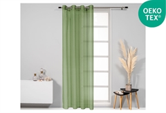 Κουρτίνα Easy Home Tabla 260x140cm Πράσινη με Τρουκς