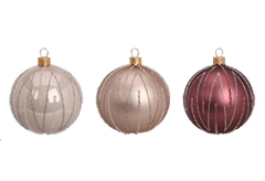Χριστουγεννιάτικη Μπάλα Φ10cm σε Διάφορες Αποχρώσεις