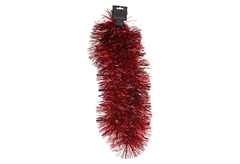 Χριστουγεννιάτικη Γιρλάντα Tinsel Κόκκινη 200cm