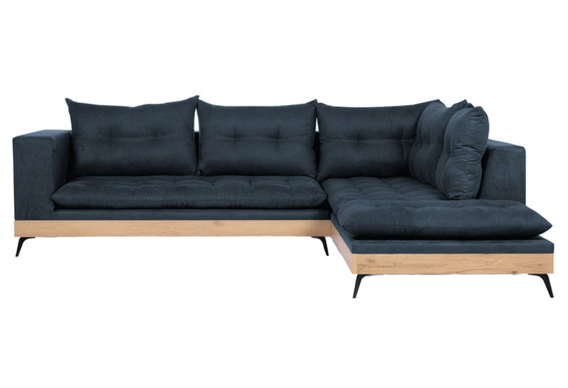 Καναπές Γωνιακός Nachevi Capri Δεξιά Γωνία Μπλε 290x240cm