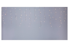 Χριστουγεννιάτικα Λαμπάκια 100LED Βροχή Ρεύματος Jingle Joy Lights Θερμό Λευκό