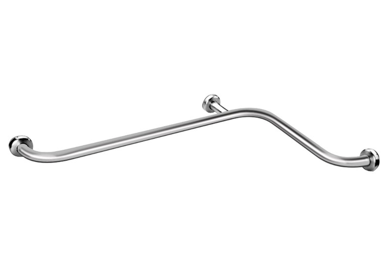 Λαβή Στήριξης Τοίχου Οριζόντια με Γωνία Inox 86x52cm