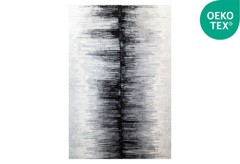 Χαλί Bioafrol Iaba 150x80cm (MOS222 GREY BLACK)