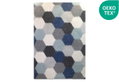 Χαλί Bioafrol Bordeaux Kids 230x160cm (PUZZLE GREY BLΑCK)