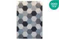 Χαλί Bioafrol Bordeaux Kids 280x200cm Puzzle Grey Blue