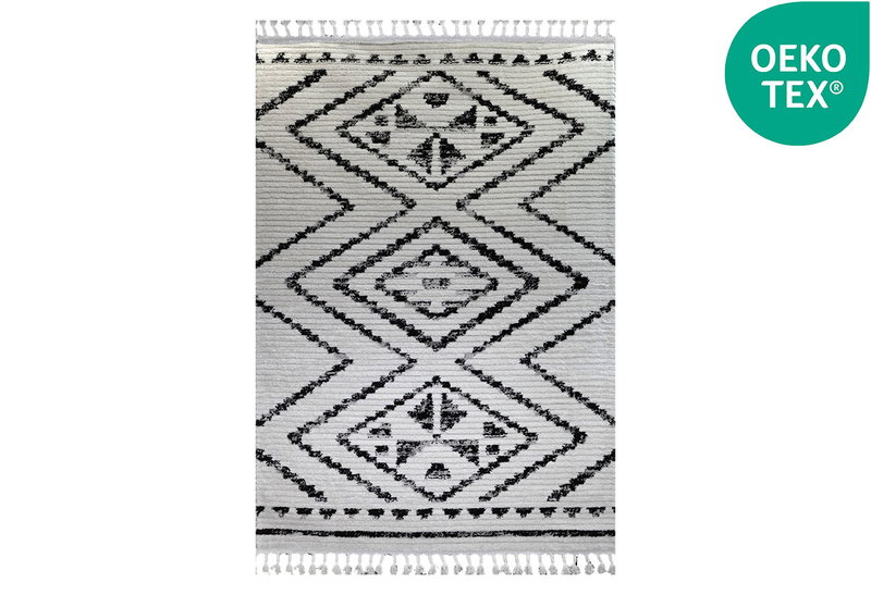 Χαλί Bioafrol Como 230x160cm (COM332 CREAM BLACK)