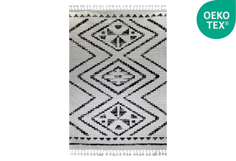Χαλί Bioafrol Como 280x200cm (COM332 CREAM BLACK)