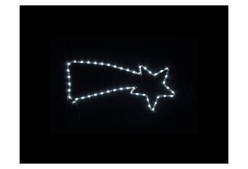 Χριστουγεννιάτικο Περίγραμμα Κομήτης 48LED Ρεύματος Jingle Joy Lights Ψυχρό Λευκό 200cm