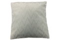 Διακοσμητικό Μαξιλαρι Velvet με Μοτίβο 45x45cm Γκρι