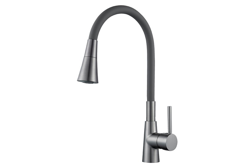 Inter Ceramic Havanna Μπαταρία Κουζίνας Gun Grey