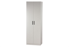 Ντουλάπα Ρούχων Δίφυλλη Storas Μ60xΠ40xΥ180cm Λευκή