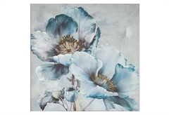 Καμβάς Λαδιού Eurolamp Iris Flowers 80x80cm
