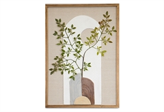 Καμβάς Λαδιού Βάζο με Φυτά Eurolamp 70x50cm