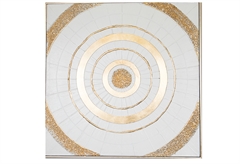 Καμβάς Λαδιού Eurolamp Gold Circles 82x82cm
