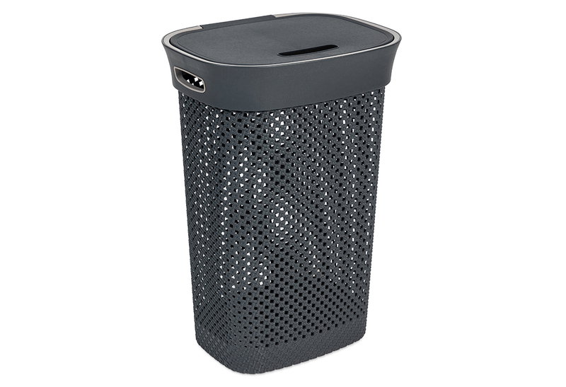 Καλάθι Απλύτων Dea Home Wοolly 60lt Ανθρακί