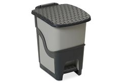 Χαρτοδοχείο Μπάνιου Dea Home Rattan 6lt Ανθρακί