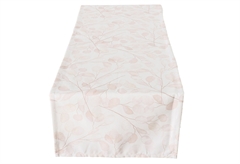 Runner Boltze Silvana 143x41cm Λευκό/Ροζ