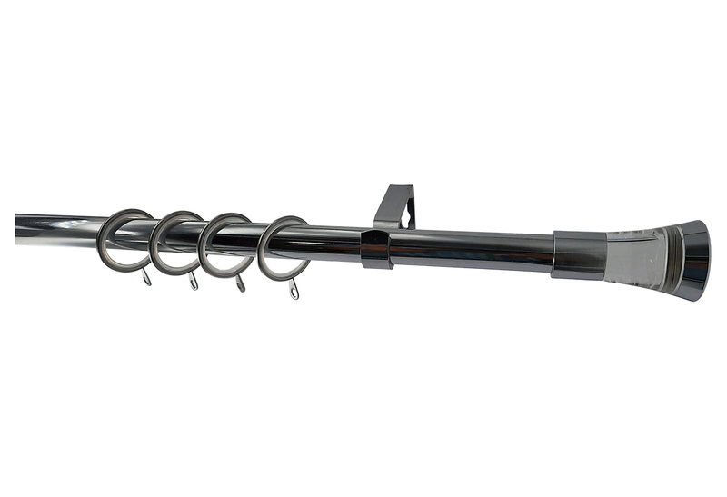 Κουρτινόβεργα Central Home Lille Επεκτεινόμενη Φ16/19mm 120/210cm Χρωμέ 99123