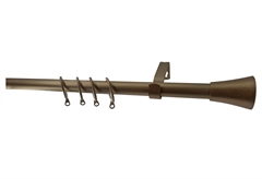 Κουρτινόβεργα Central Home Bergamo Επεκτεινόμενη Φ16/19mm 120/210cm Χρυσή 99164