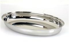 Πιατέλα Veltihome 35cm Ανοξείδωτο Οβάλ