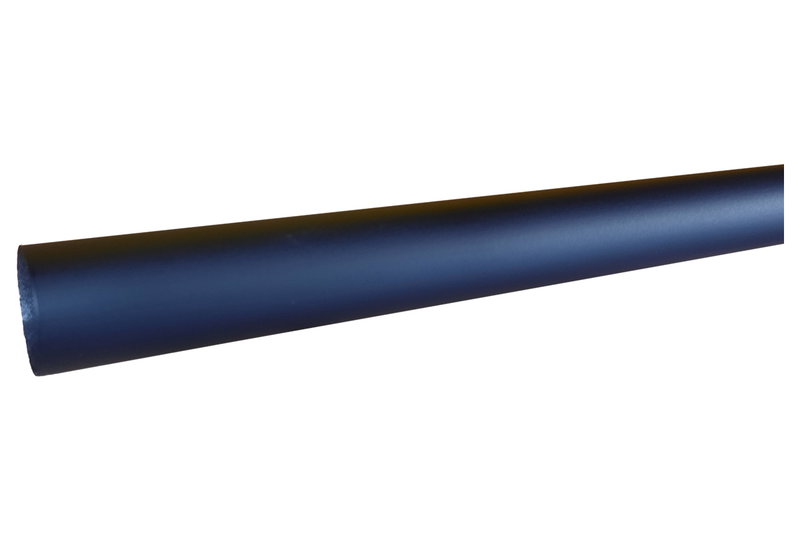 Κουρτινόβεργα Central Home Φ28mm 240cm Μαύρη Ματ