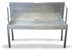 Ψησταριά Κάρβουνου Nattera 145x50cm με Καπάκι